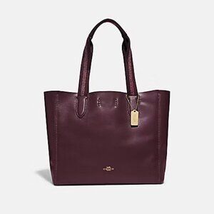 New Coach Derby Rasberry Leather Shoulder Bag Tote Purse